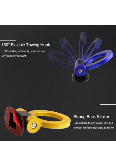 Ranyeek Araba Dekorasyonu Abs Akıllı Takma Tırmanma Kolu Siyah 180 Döner Kolay Kurulum