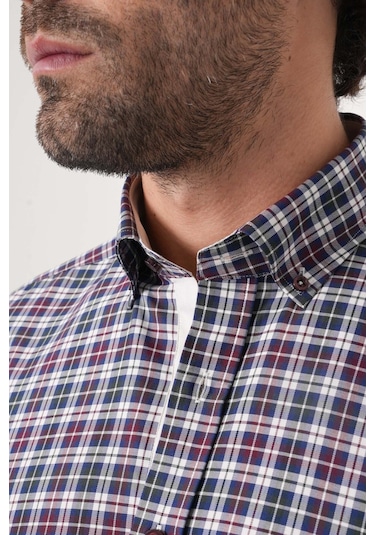 Bisse Uzun Kollu Paşa Yaka Regular Fit Erkek Bordo Gömlek Gmeks252131 E25 Bordo Bisse Uzun Kollu Paşa Yaka Regular Fit Erkek Bordo Gömlek Gmeks252131 E25 Bordo