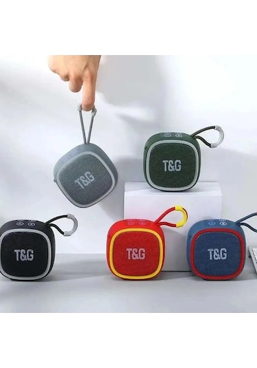 Novahub Bluetooth Hoparlör Taşınabilir Ses Kutusu Kablosuz Radyo Fm Hoparlör Stil B Kırmızı Mavi Tg659