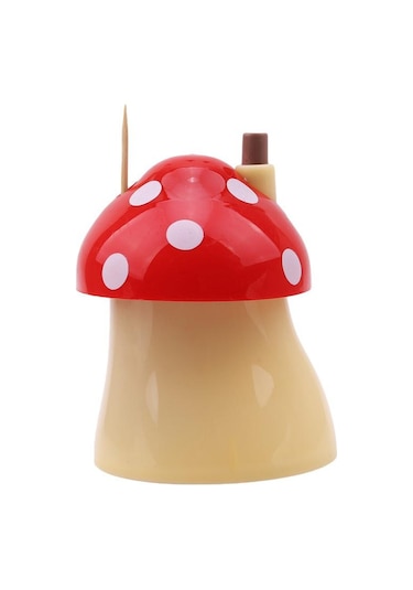 Turuncu Cep Sıcak Kutular Hediye Dekorasyon Yeni Dağıtıcı Plastik Tutucu Otomatik Mantar Kürdan Kutusu