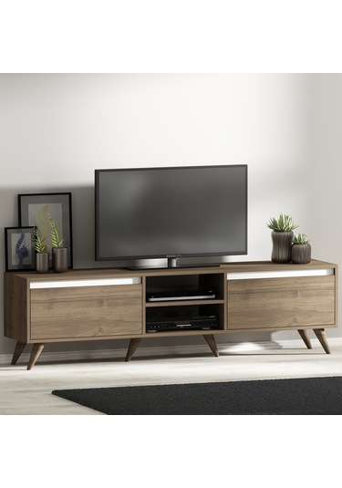 Givayo Alaz Tv Ünitesi Ceviz Beyaz
