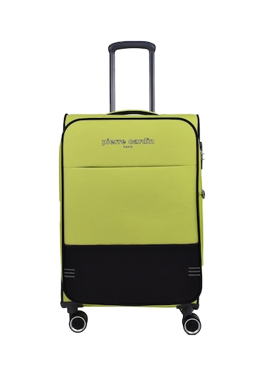 Pierre Cardin Ultra Light Hafif Lüx Kumaş Orta Boy Valiz Yeşil Pc8200 Yeşil
