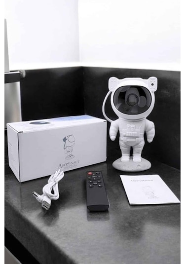 Astronot Görünümlü Projeksiyon Speaker Taşınabilir - Lisinya