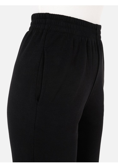 Colins Regular Fit Orta Bel Cep Detaylı Siyah Kadın Eşofman Altı Cl1065686 Siyah