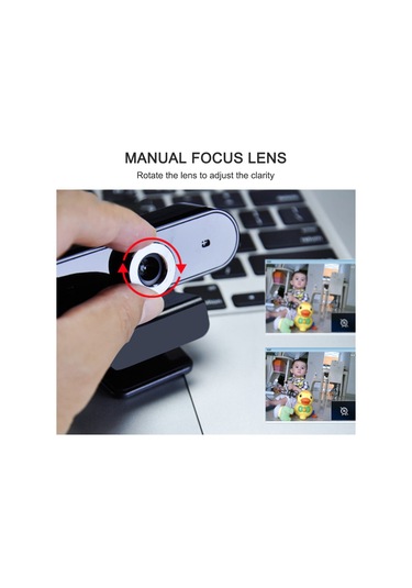 Web Kamerası Mikrofonlu Web Kamerası Usb Görüntülü Arama Bilgisayar Çevre Birimi Kamera