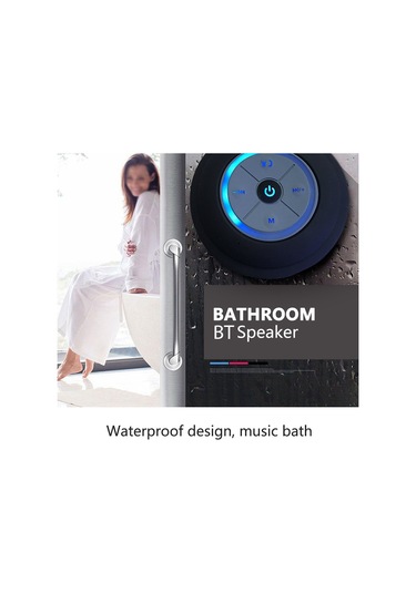 Singree Pembe Emniyetli Bluetooth Hoparlör - Duş, Havuz Ve Seyahat İçin Su Geçirmez Led Işıklı Hoparlör