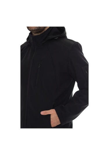 99286-231 Soft Shell Rgfit Dalgıç Kumaş Kapşonlu Kaban