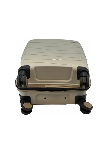 Las Vegas Polo Polipropilen Kabin Boy Valiz Bej
