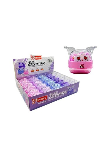 Pastel Kalemtraş Köpük Boncuklu Bat Cat Mk-4020 - 2 Adet