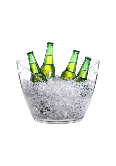 Jialan 8l Temizle Plastik Buz Kovası Veya Şampanya Şişeleri Ev Diğer