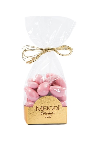 Melodi Çikolata Pembe Badem Şekeri 500 G