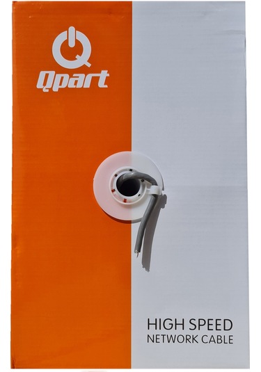 QPART CAT6 UPT HIGH SPEED NETWORK CABLE 305M NETWORK KABLOSU