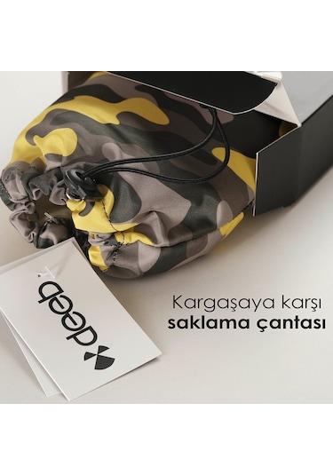 Deeb Yamaha Xmax Kamuflaj Sele Kılıfı Siyah Kamuflaj