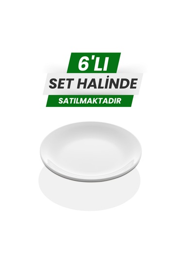 Alezy 584 Göreme Melamin Termostar Ent Servis Tabak 17 Cm Beyaz