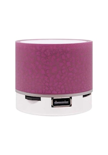 Flybuy Çatlak Desen Mini Hoparlör, Renkli Işık, U Disk, Tf Kart, Aux Giriş, Kablosuz, Taşınabilir Hoparlör Kutusu