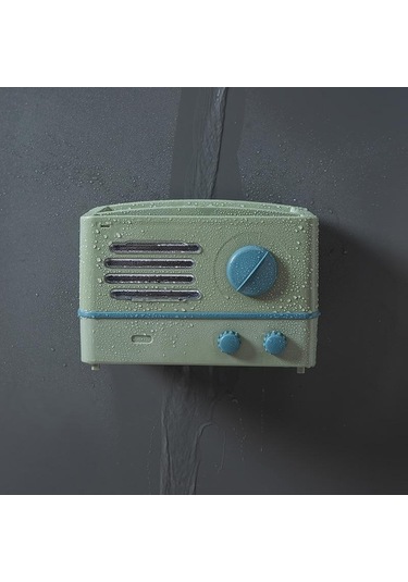 Yeşil Mengnı Taşınabilir Rulo Tutucu Su Geçirmez Saklama Kutusu Çok Fonksiyonlu Doku Kutusu Duvara Monte Tuvalet Kağıdı Tutucu Banyo Aksesuarları