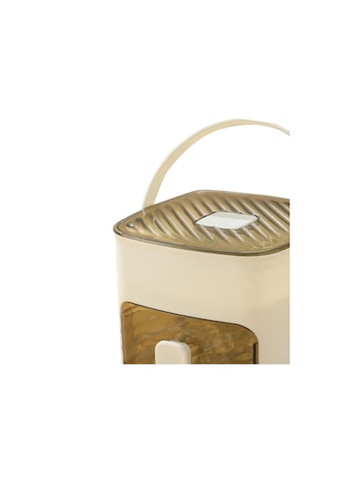 Suntek Basın Tipi Buz Küpü Tepsisi Kapaklı İstife Beyaz