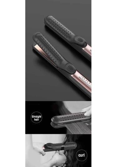 Black 2'si 1 Arada Seramik Serin Hava Akışı Saç Şekillendirici