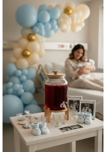 Bambum Fuente - Bambu Kapak Ve Standlı Cam Sebil 4l