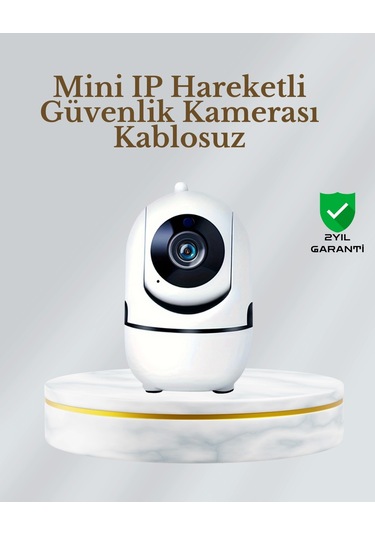 360 Dönen Akıllı Wifi Kamera - Uzaktan Kontrol Ve İki Yönlü Ses Özellikli