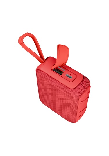 Asonıc As-03k Kırmızı Bluetooth Destekli 5w 1200mah Type-c Speaker