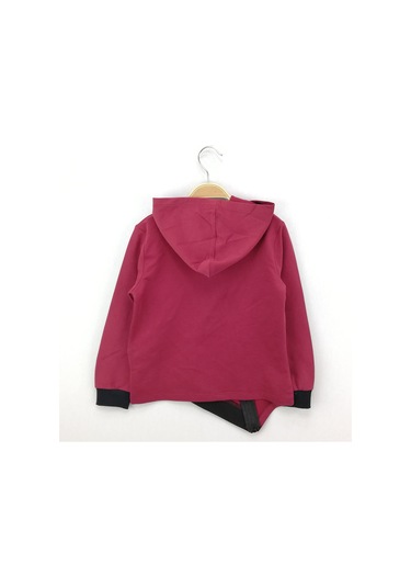 Toontoy Erkek Çocuk Hırka Göğsü Baskı Nakış Bordo