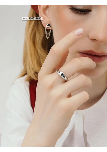 Fly Jewelry 925 Ayar Gümüş Yüzük Taşlı Zirkon İle 456819817 Gri