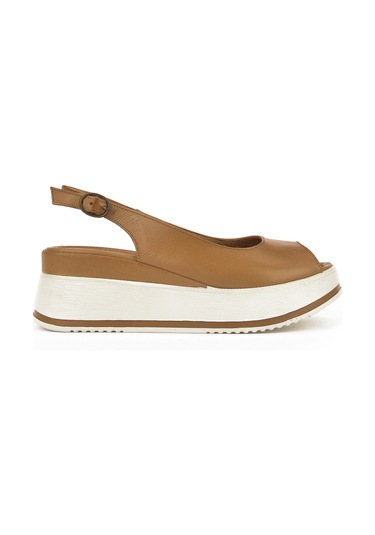 Ziya, Kadın Hakiki Deri Topuklu Sandalet 151992z50000 Taba 151992z50000 320 Taba