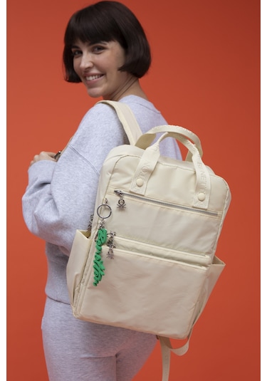 Unıted Colors Of Benetton Kadın Sırt Çantası Bnt 1465 Bej