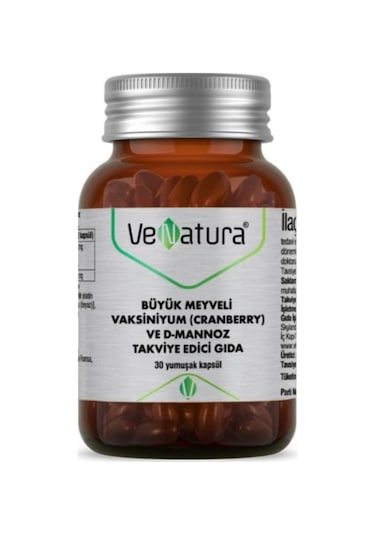 Venatura Cranberry & D-Mannoz 30 Kapsül