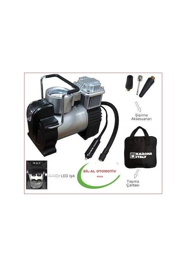 Karona Italy Araç Hava Kompresörü Çakmaklı X1350