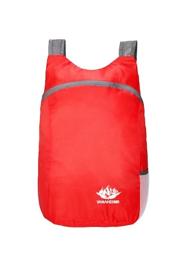 Silkroadselect Sırt Çantası Seyahat Katlanır Dağcılık Çantası Açık Hafif Su Geçirmez Çok Fonksiyonlu Sırt Çantası Spor Çantası Eaxnws Gri - Turuncu