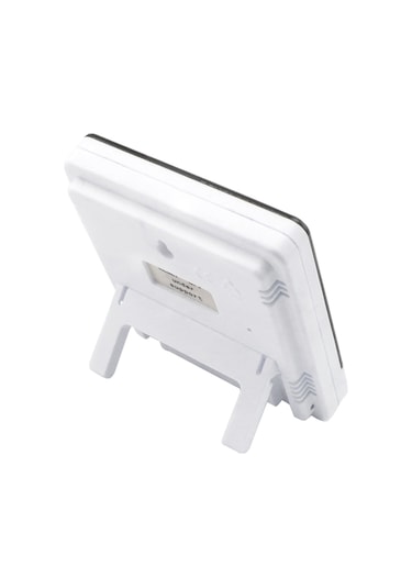 Sones 3.8 İnç Lcd Dijital Sıcaklık Ve Nem Ölçer Saat / Takvim İle Htc-1 Beyaz