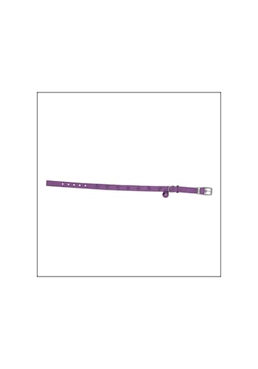 Uyguna-yakala 10mm 30cm Mor Pati Baskılı Kedi-köpek Tasması-sma.310