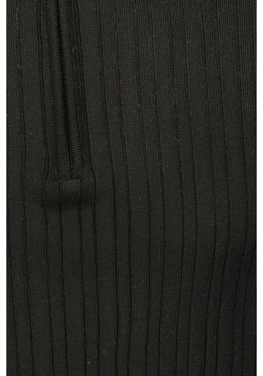 Finesuits Erkek Desenli Yünlü Kazak 2422201010.dsfybr Siyah