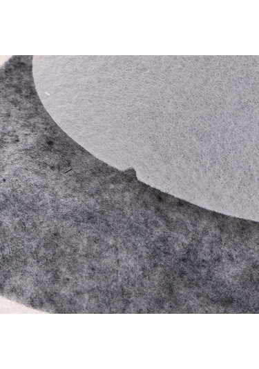 10 Çift Gri Pamuklu Omuz Pedleri Ekleme Sewın Dolgu Elbise Aksesuarları