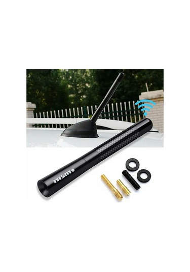 Ford Sandero Uyumlu Siyah Karbon Fiber Oto Anten Çubuğu