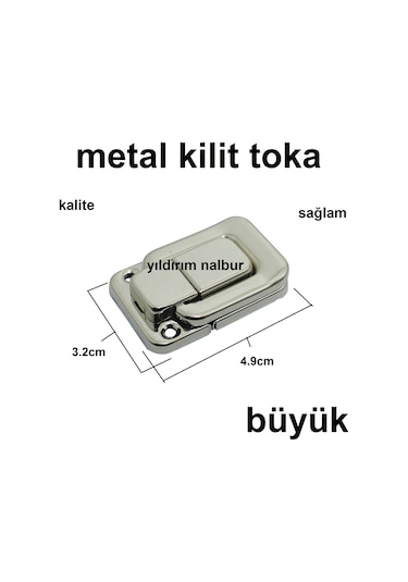 Çanta Tokası Valis Tokası Bavul Kilidi Hobi Kilit