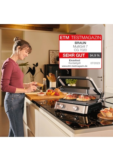 Braun CG 7020 Mutligrill 7 Contact Grill Izgara Ve Tost Makinesi