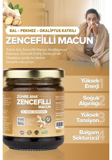 Zühre Ana Zencefilli Macun 240 G