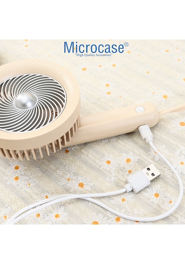 Microcase Fn48 Bilek Askılı Şarj Edilebilir Elde Taşınabilir Mini Fan - Al5300