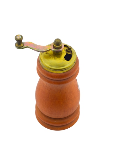 Fantom El Yapımı Ahşap Karabiber Değirmeni Öğütücü 5cmx13cm Ahşap
