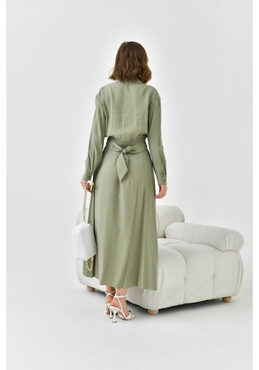 Ftz Women Kadın Modal Etekli Takım Haki 30714-haki Haki