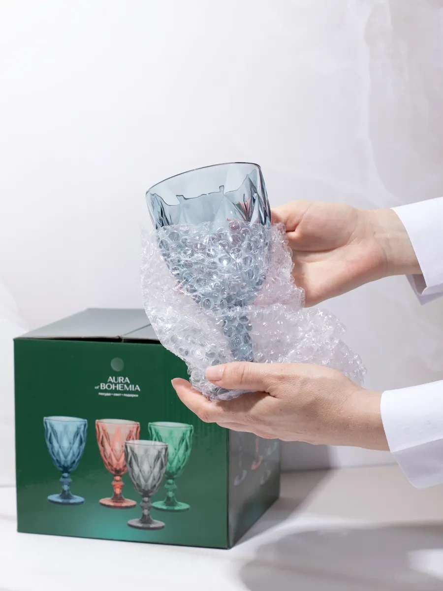 Aura Of Bohemia 324 Ml Renkli 4'lü Şarap Bardağı Seti 226166608 Gri