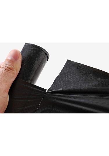 Endüstriyel Jumbo Çöp Torbası 400 Gr. Siyah 80x110 Extra Kalın 10' Lu 4 Rulo Çöp Poşeti