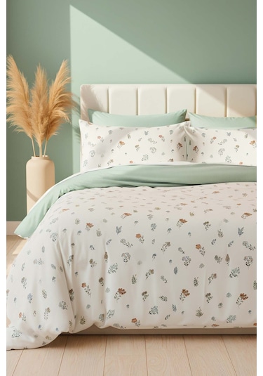 Blush Çift Kişilik Nevresim Takımı Pamuklu Çok Renkli