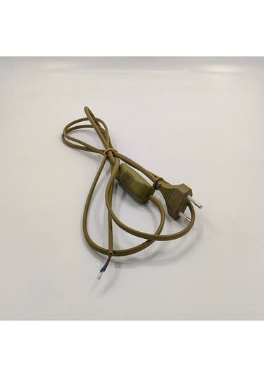 2 Metre Aç-kapa Arapuar Anahtarlı Fişli Yeşil Renk Kablo