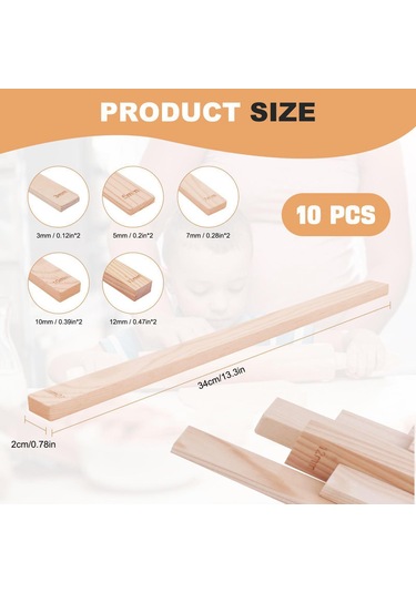 Suntek Ölçüm Şeritleri Yemek Hafif Bisküviler Ahşap Stil-a