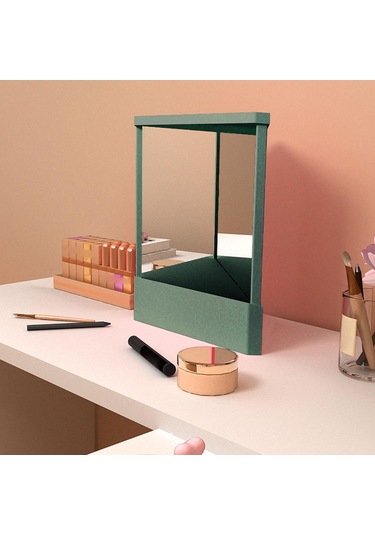 Suntek Geri Dönmeyen Ayna Kozmetik Aynası Yüz S-Koyu Yeşil