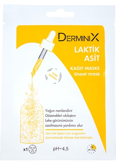 Derminix Laktik Asit Kağıt Maske